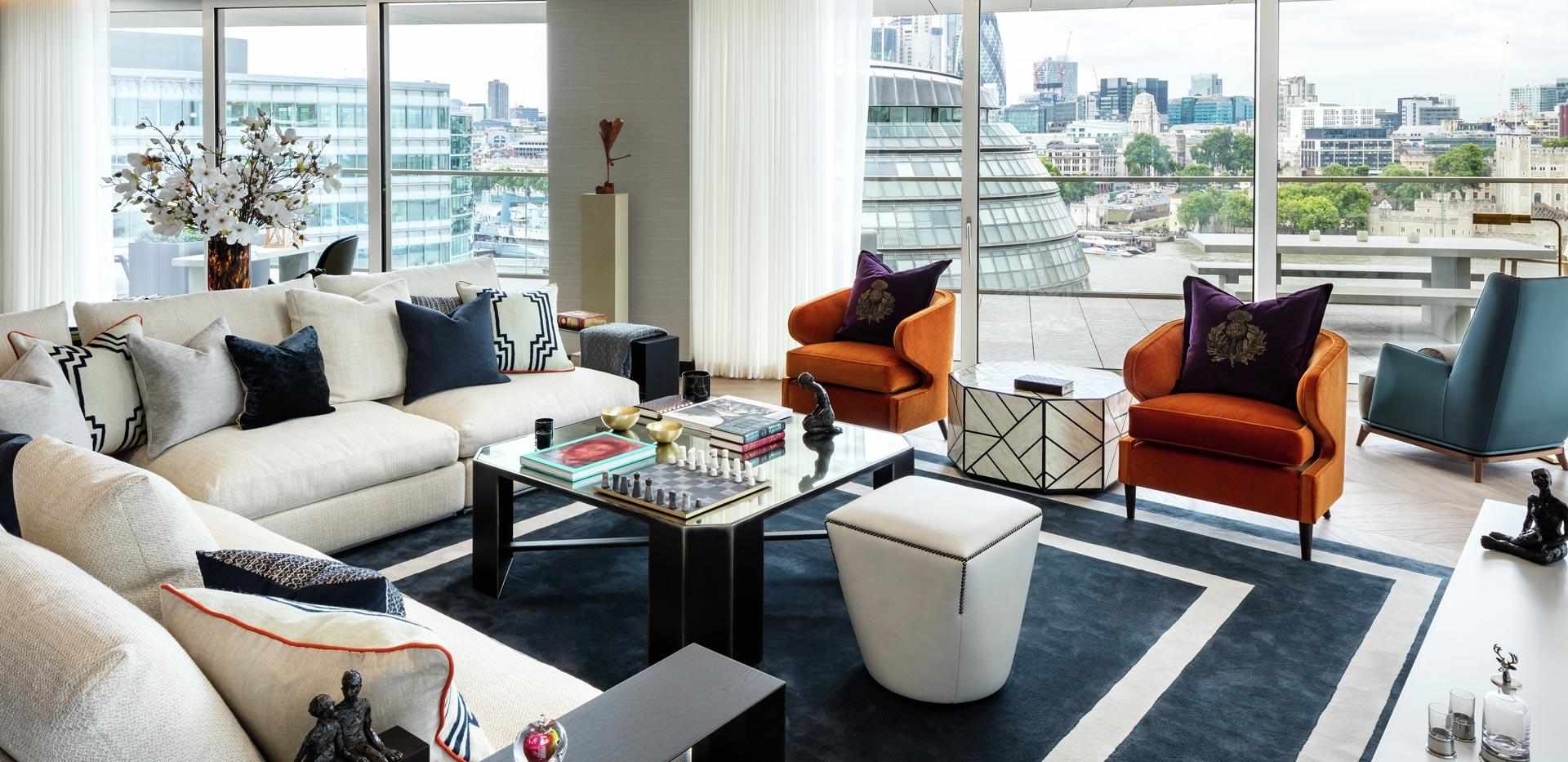 Berkeley, One Tower Bridge, Interior Image, Living Area