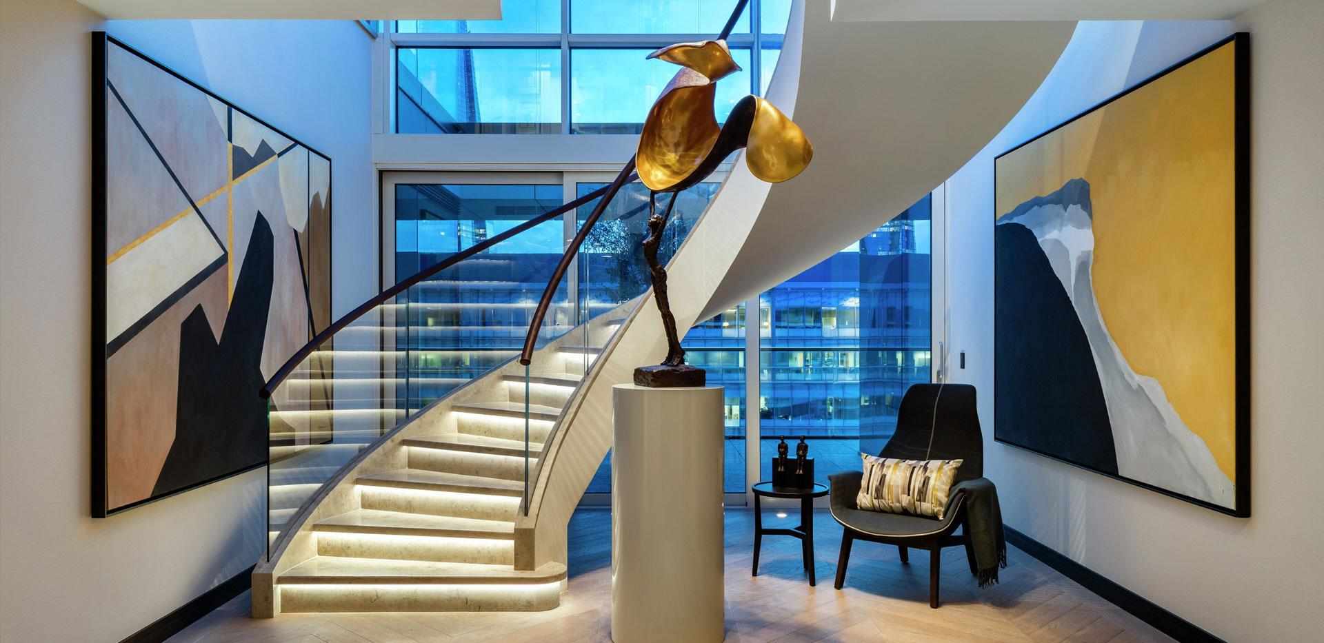 Berkeley, One Tower Bridge, Interior Image, Staircase