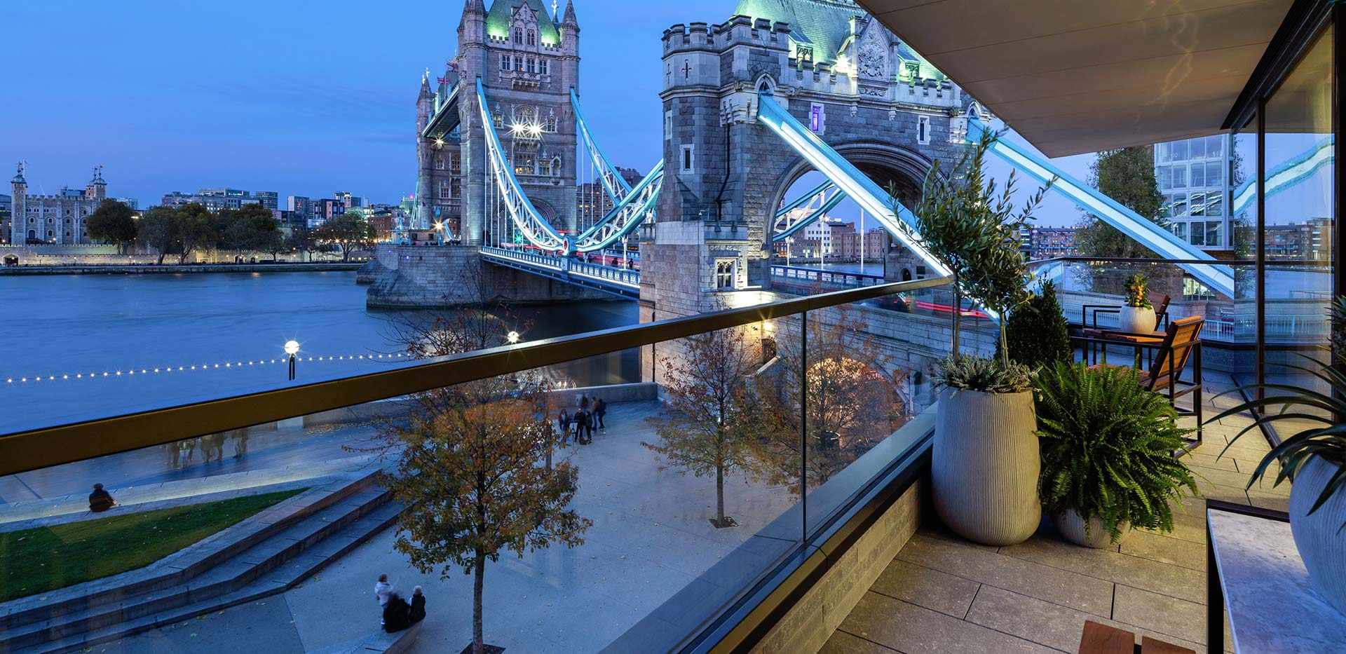 Berkeley, One Tower Bridge, Cambridge 109, Interior, Balcony