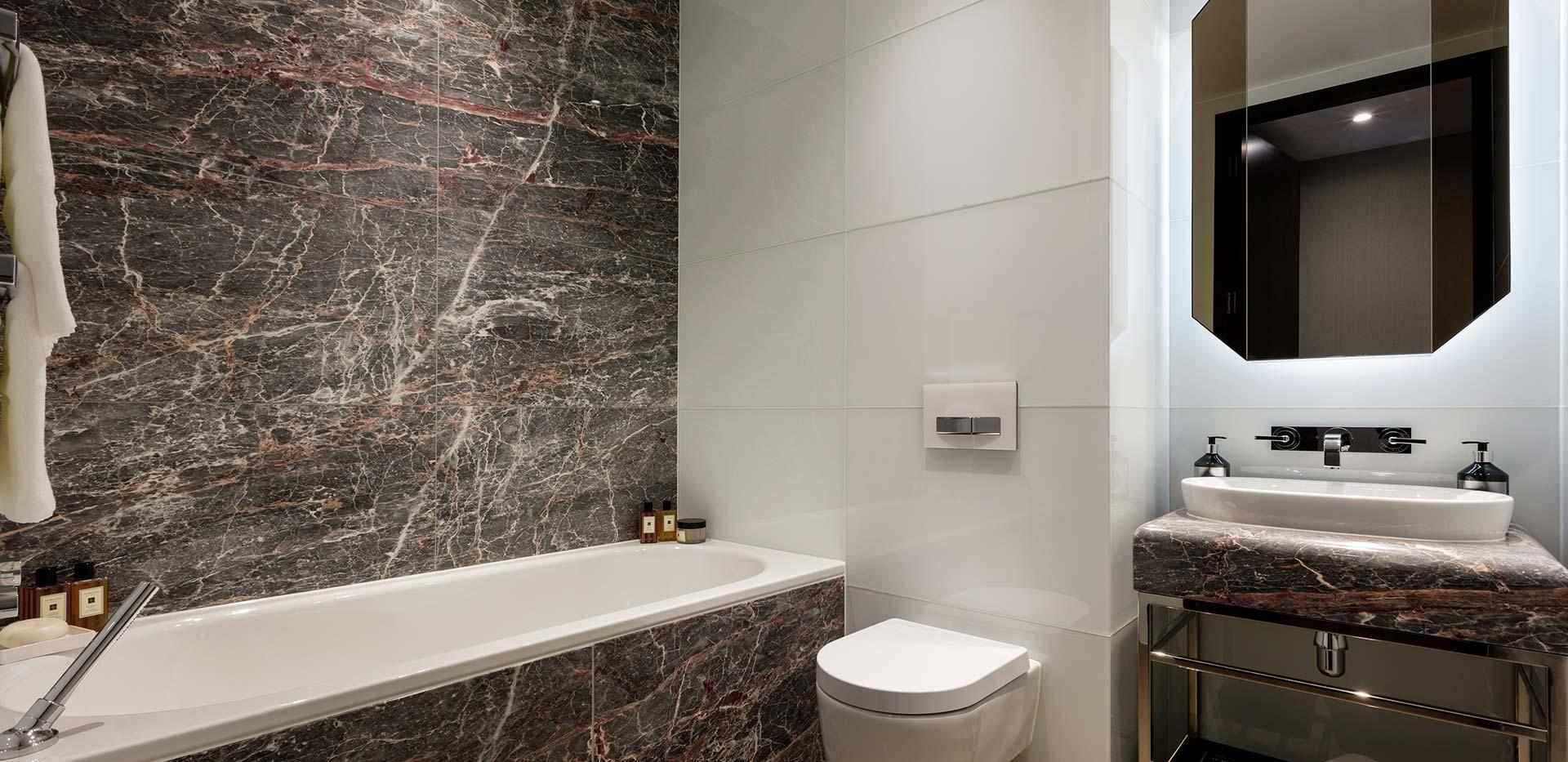 Berkeley, One Tower Bridge, Cambridge 109, Interior, Bathroom