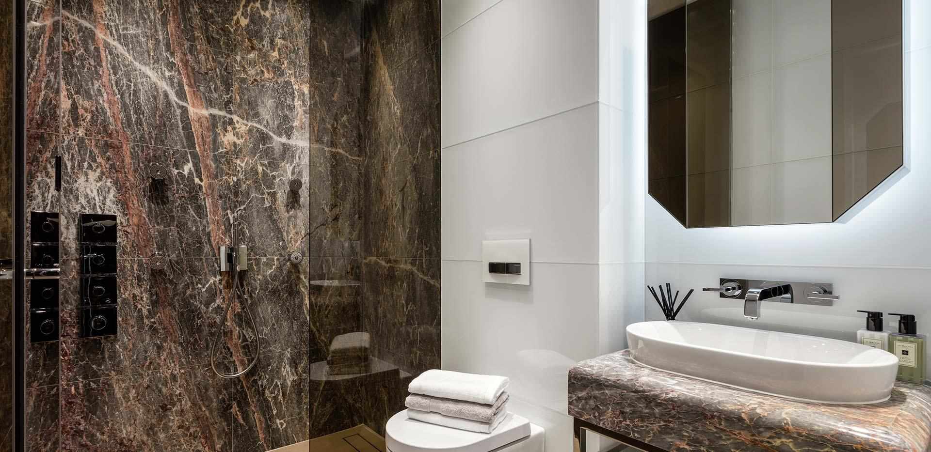 Berkeley, One Tower Bridge, Cambridge 109, Interior, Shower Room