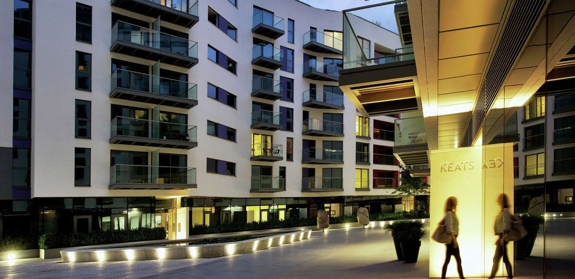 Berkeley, Saffron Square, Courtyard, Exterior