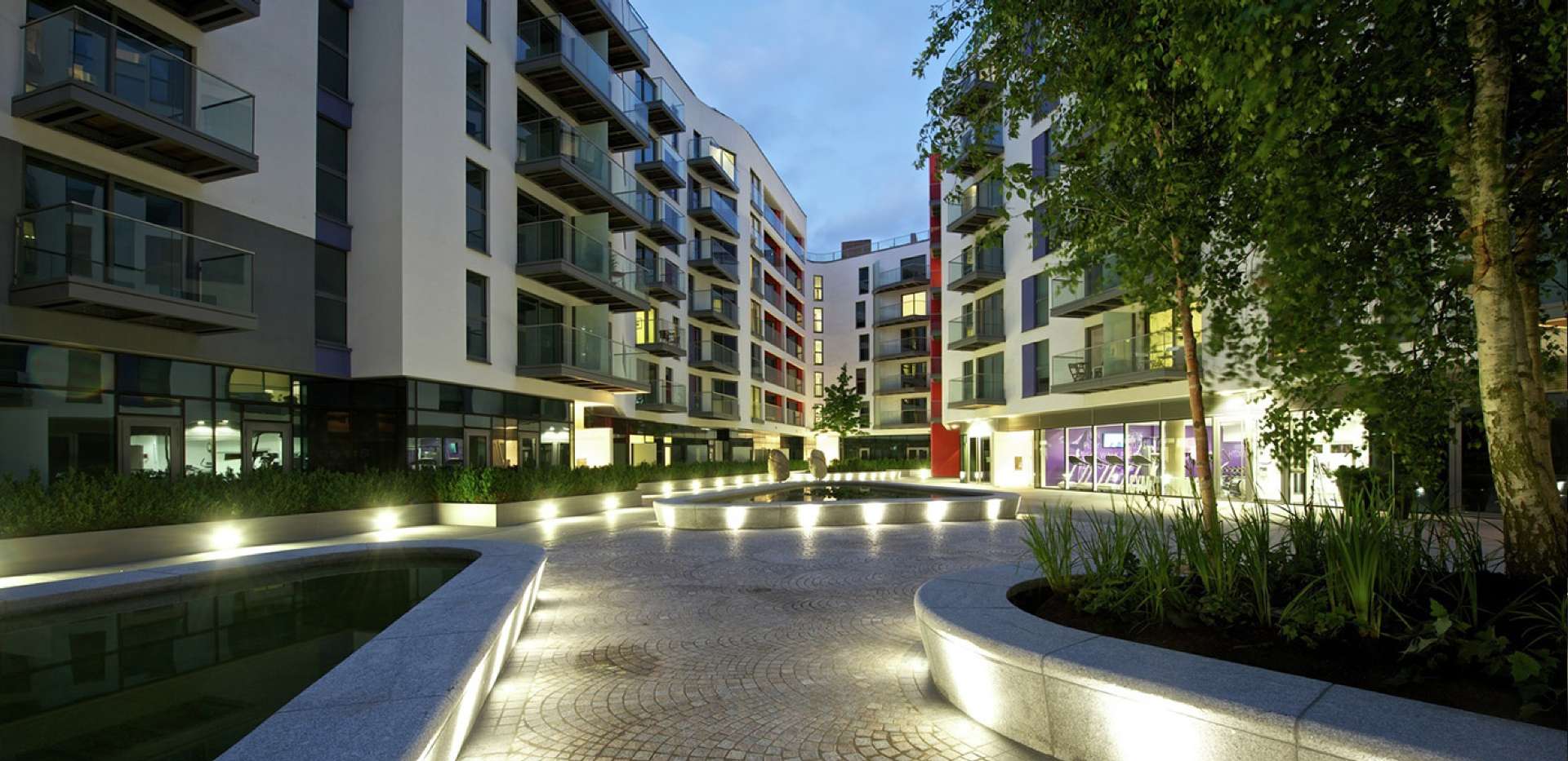 Berkeley, Saffron Square, Courtyard, Exterior