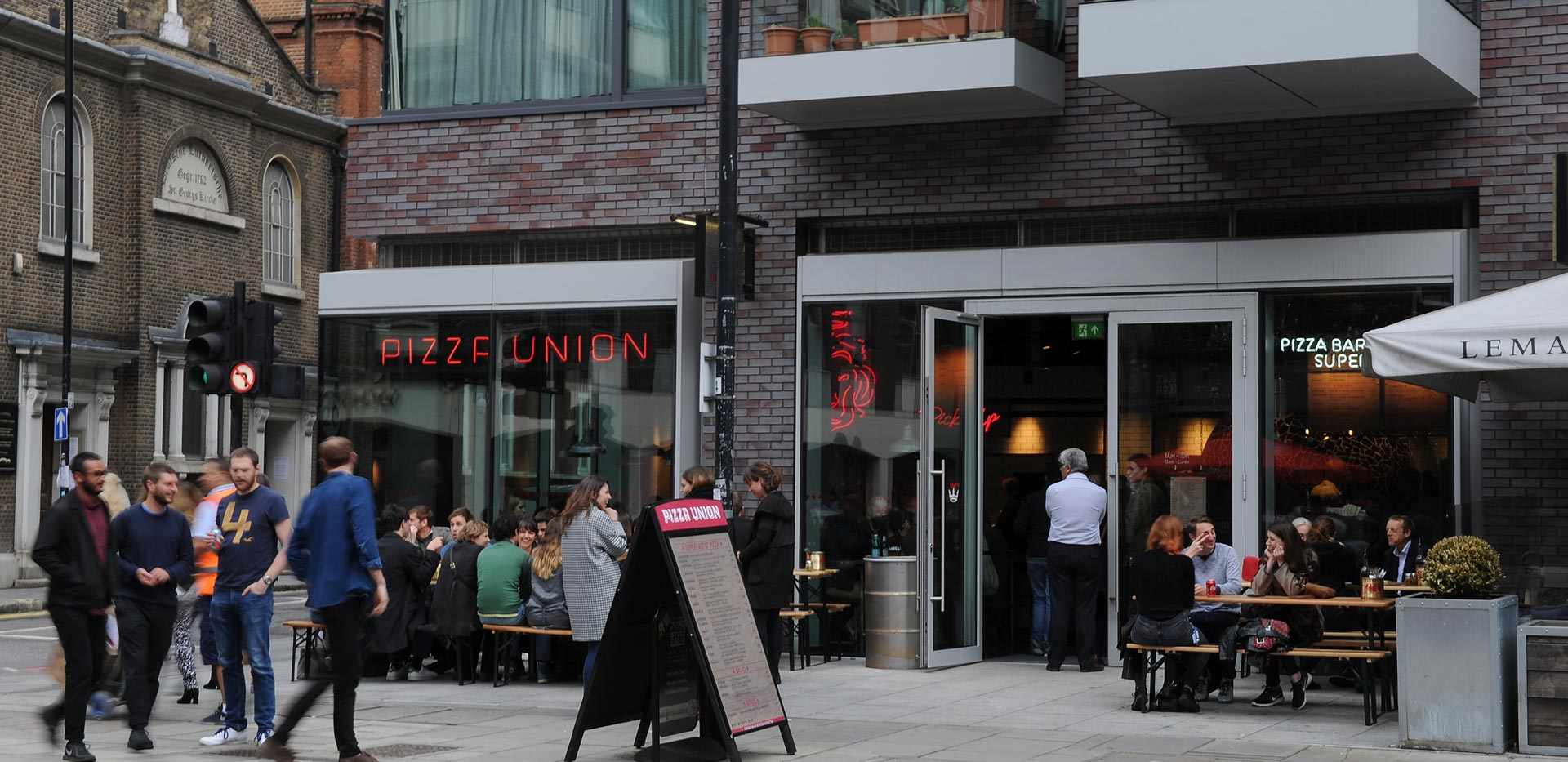 Berkeley, Goodman's Fields, Local Area, Pizza Union