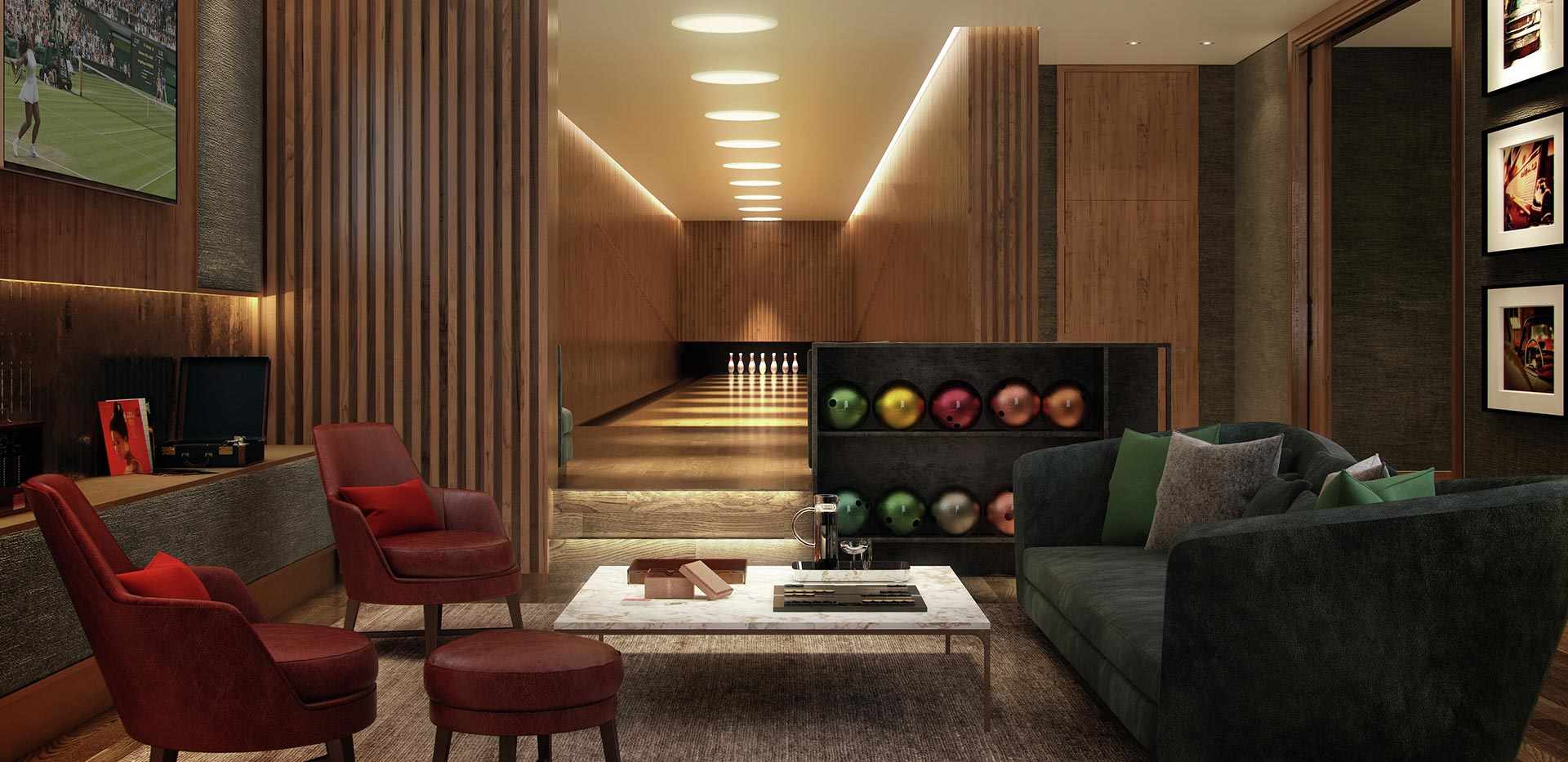 St James, The Corniche, Bowling Alley, Facilities