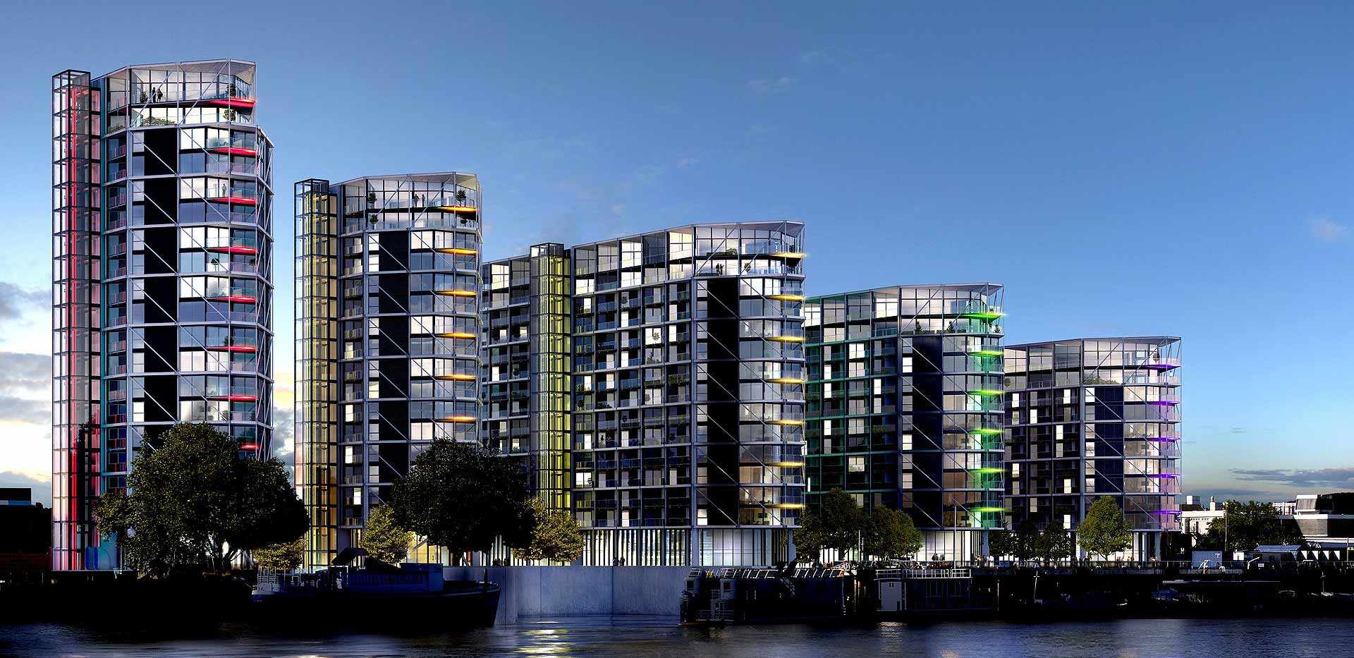 St James, Riverlight, Exterior