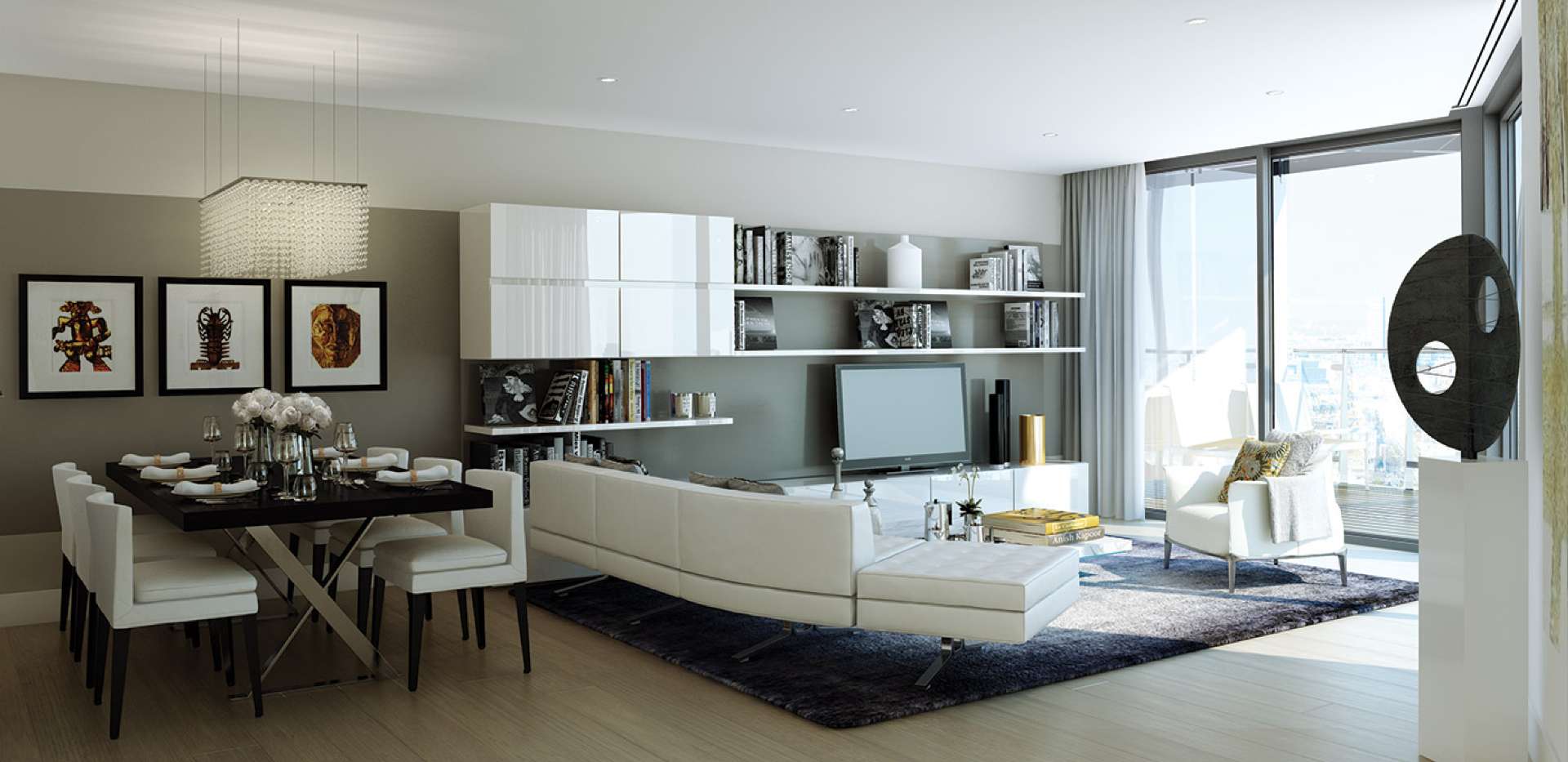 St James, Riverlight, Lounge, Dining Area, Interior