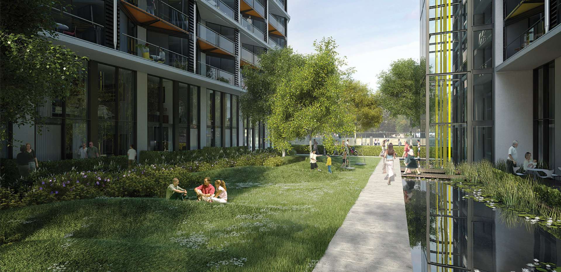 St James, Riverlight, Gardens, Landscaping, Exterior