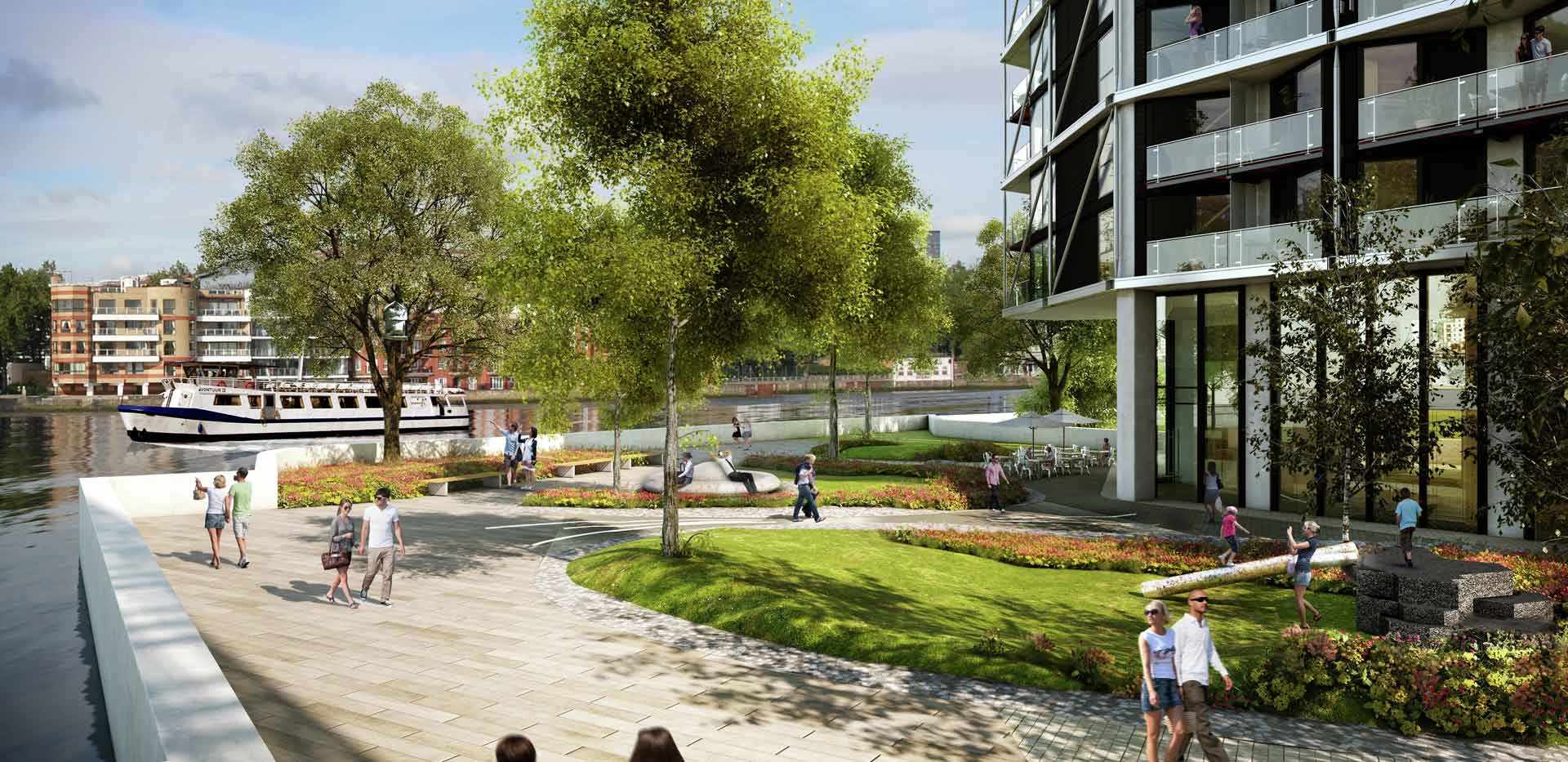 St James, Riverlight, Landscaping, Local Area