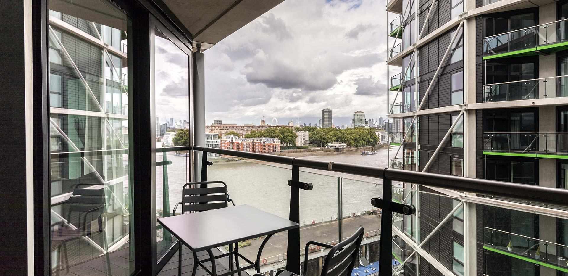 St James, Riverlight, Apartment 63, Balcony View