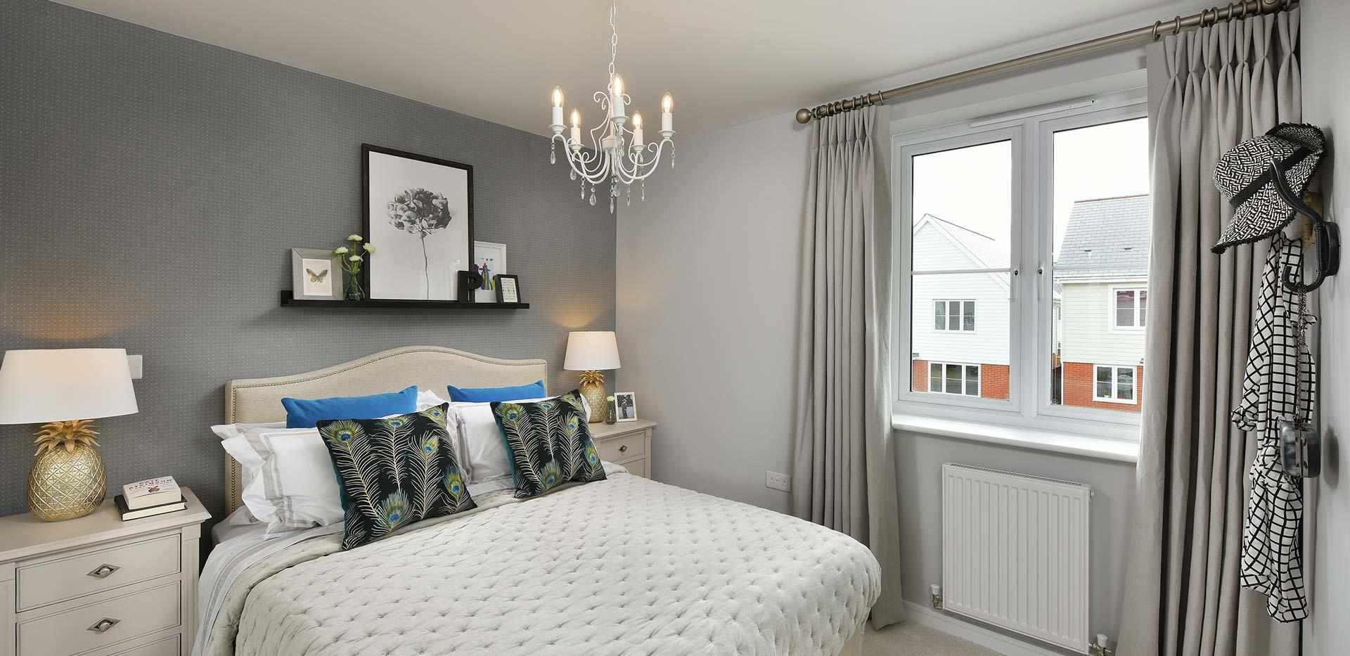 Berkeley, Holborough Lakes, Parkside, 3 Bedroom Showhome, Master Bedroom