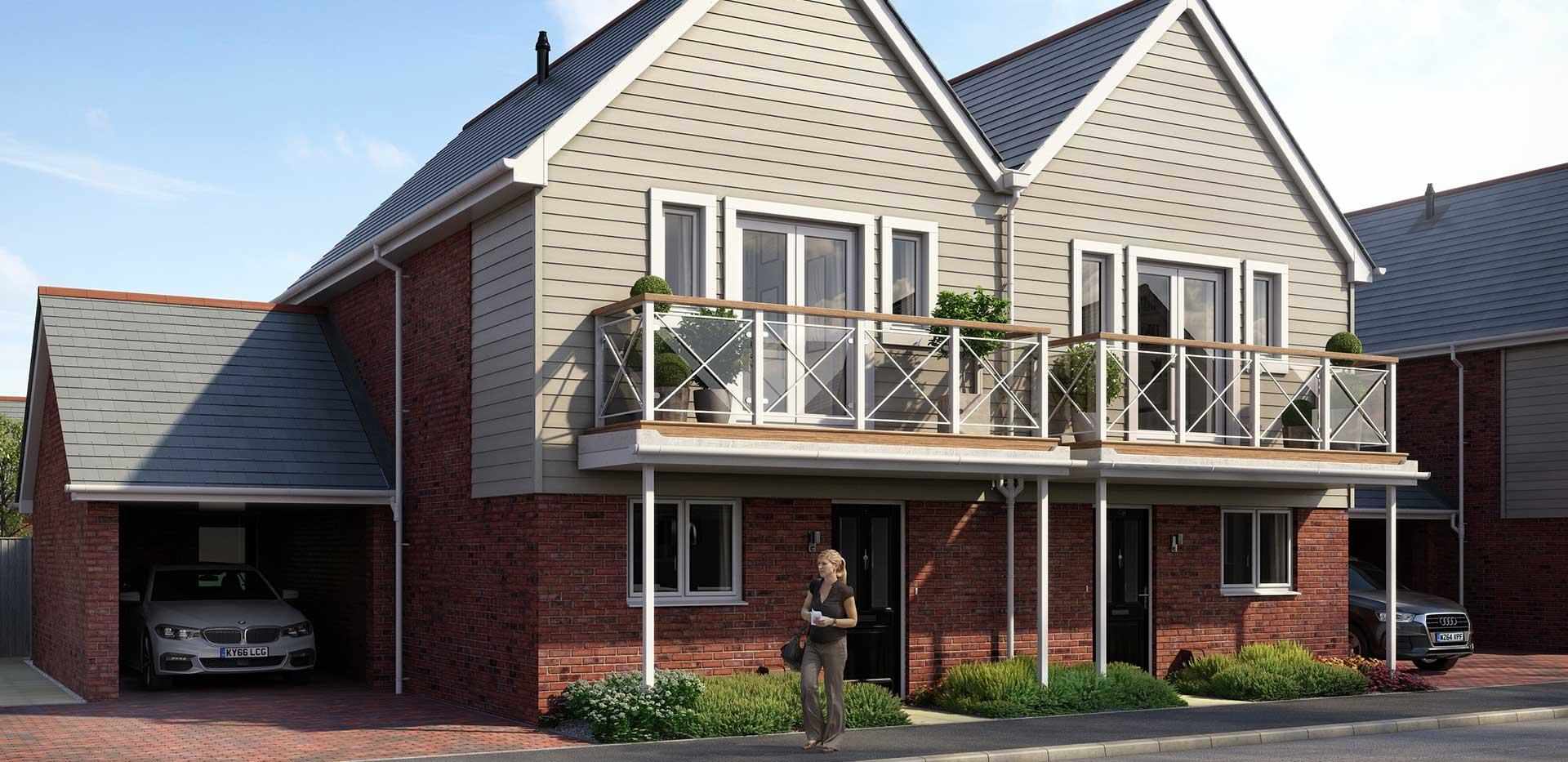 Berkeley, Holborough Lakes, Providence Walk, Exterior, House