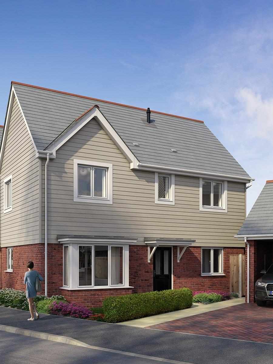 Berkeley, Holborough Lakes, Providence Walk, Exterior, House