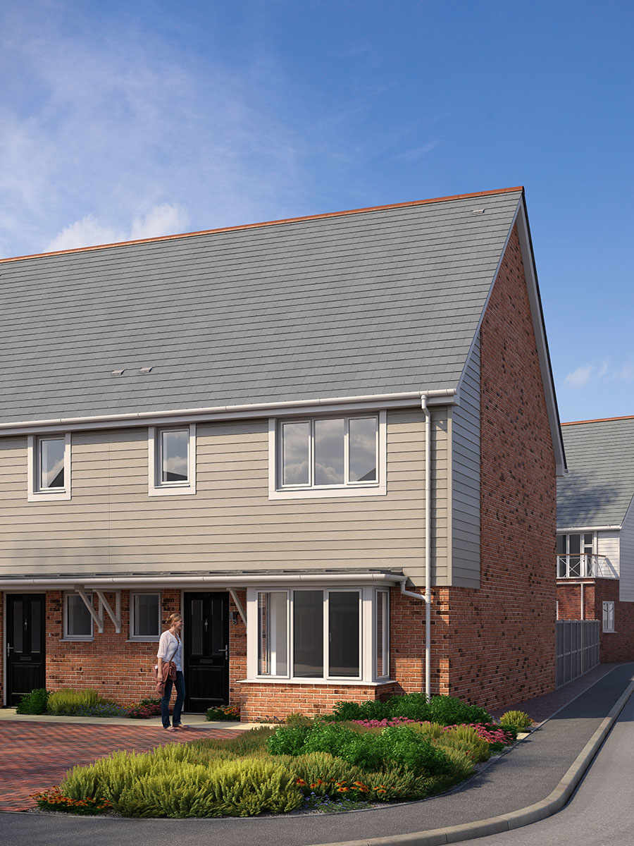 Berkeley, Holborough Lakes, Providence Walk, Exterior, Houses