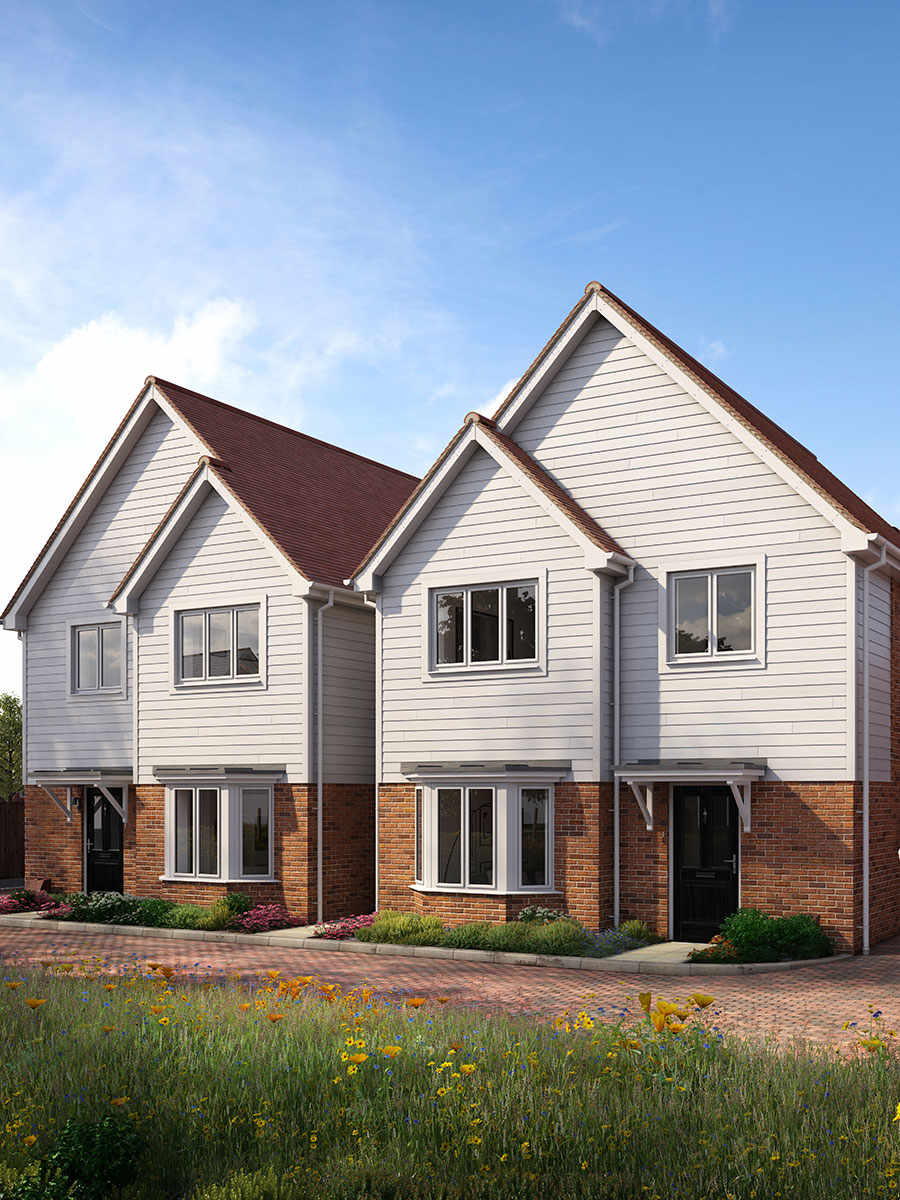 Berkeley, Holborough Lakes, Providence Walk, Exterior, Houses