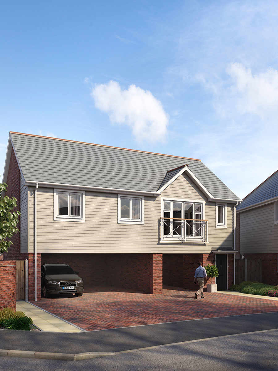 Berkeley, Holborough Lakes, Providence Walk, Exterior, Houses