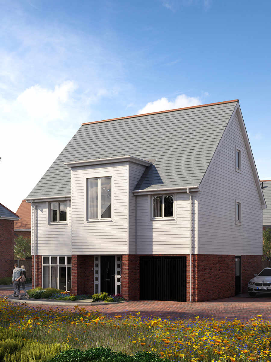 Berkeley, Holborough Lakes, Providence Walk, Exterior, Houses