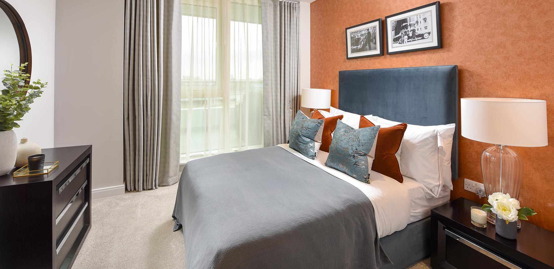 Berkeley, Vista, Show Apartment 5.5.3, Bedroom