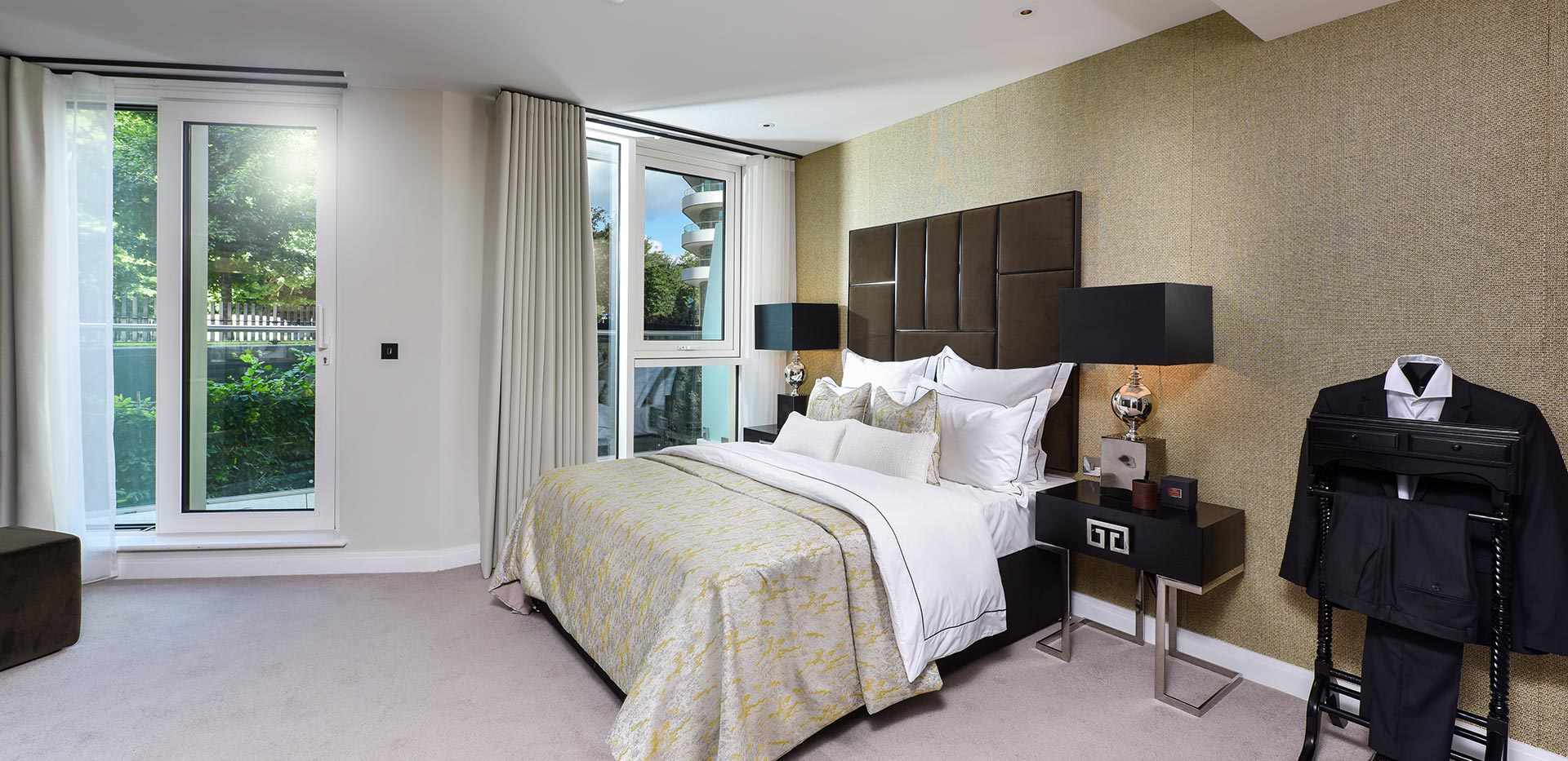 Berkeley, Vista, Show Apartment 401, Bedroom