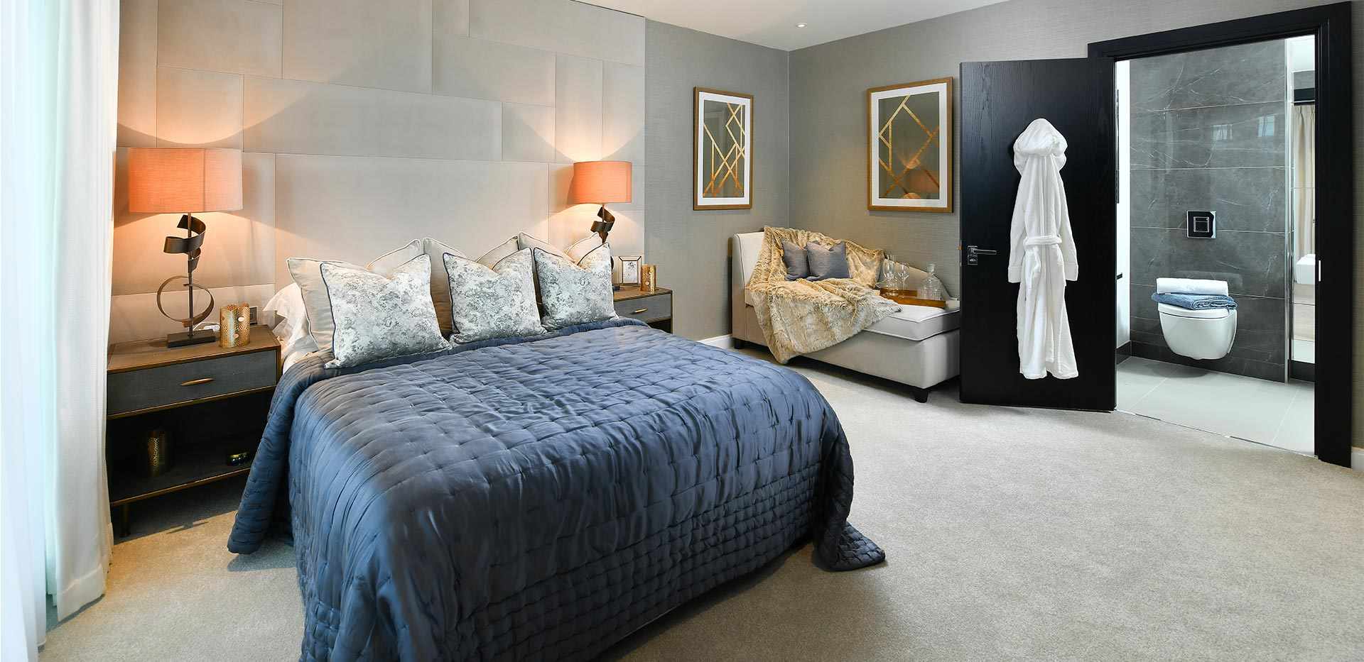 Berkeley, Vista, Show Homes, Master Bedroom