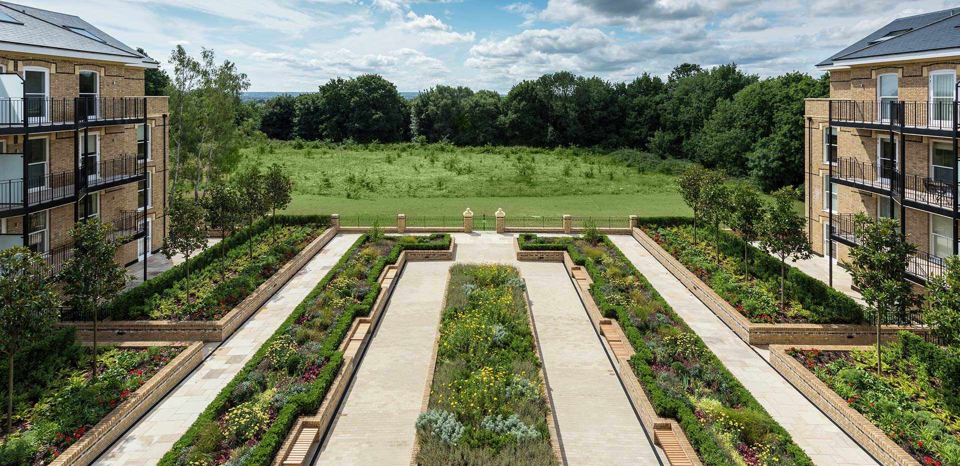 Landscaped Formal Gardens for Dukes Gardens & Wellington Row Residents