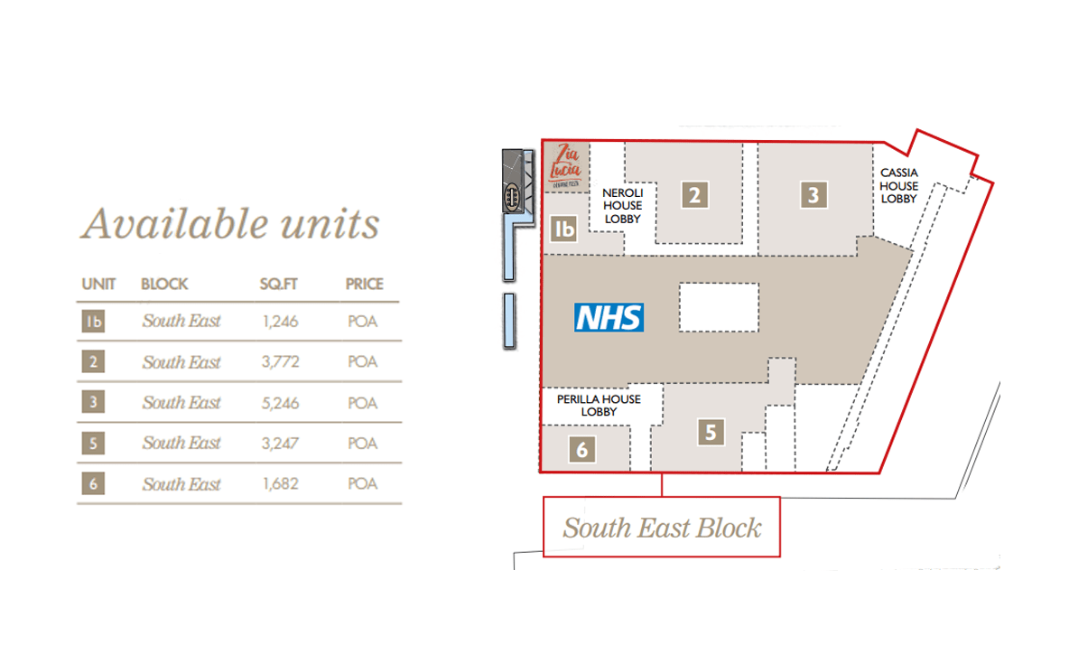 Berkeley, Goodmans Fields, Commercial Opportunities, South East Block