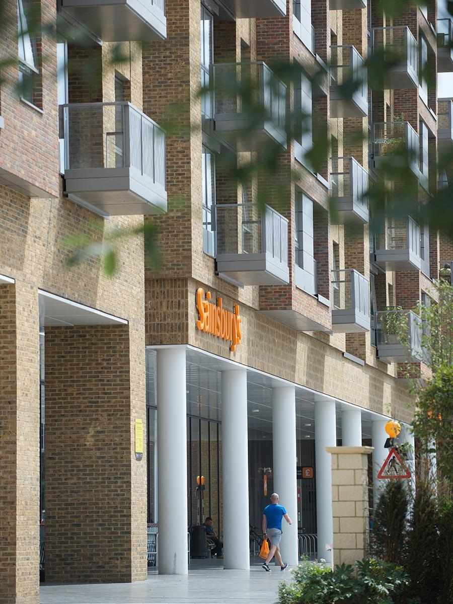 St James, Smithfield Square, Exterior, Sainsbury