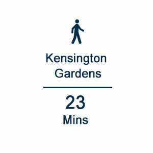 St Edward, Royal Warwick Square, Timeline, Kensington Gardens, Walk