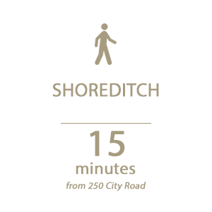 Walking, Shoreditch
