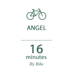 Woodberry Down, Connections Timeline, By Bike, Angel