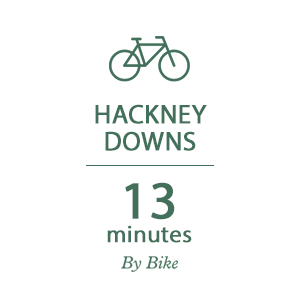 Woodberry Down, Connections Timeline, By Bike, Hackney Downs