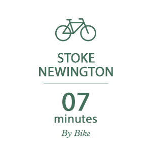 Woodberry Down, Connections Timeline, By Bike, Stoke Newington