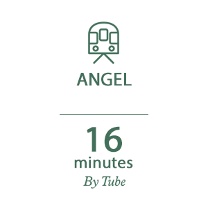 Woodberry Down, Connections Timeline, By Tube, Angel