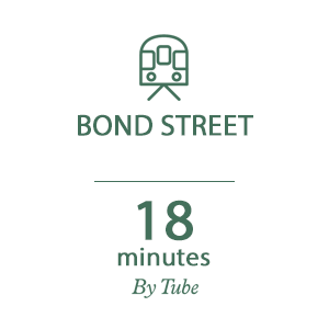 Woodberry Down, Connections Timeline, By Tube, Bond Street