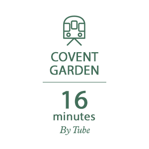 Woodberry Down, Connections Timeline, By Tube, Covent Garden