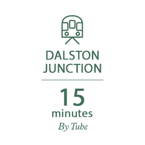 Woodberry Down, Connections Timeline, By Tube, Dalston Junction