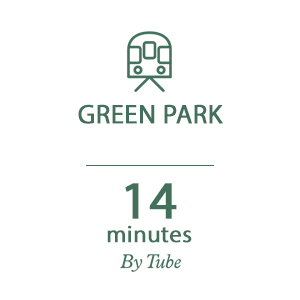 Woodberry Down, Connections Timeline, By Tube, Green Park