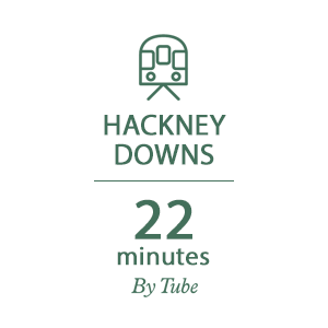 Woodberry Down, Connections Timeline, By Tube, Hackney Downs