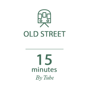 Woodberry Down, Connections Timeline, By Tube, Old Street