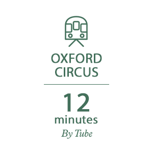Woodberry Down, Connections Timeline, By Tube, Oxford Circus
