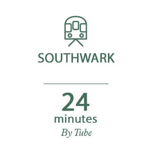 Woodberry Down, Connections Timeline, By Tube, Southwark