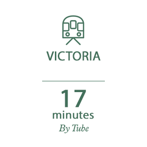 Woodberry Down, Connections Timeline, By Tube, Victoria