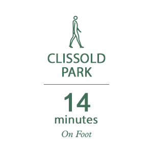 Woodberry Down, Connections Timeline, On Foot, Clissold Park