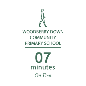 Woodberry Down, Connections Timeline, On Foot, Primary School
