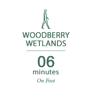 Woodberry Down, Connections Timeline, On Foot, Woodberry Wetlands