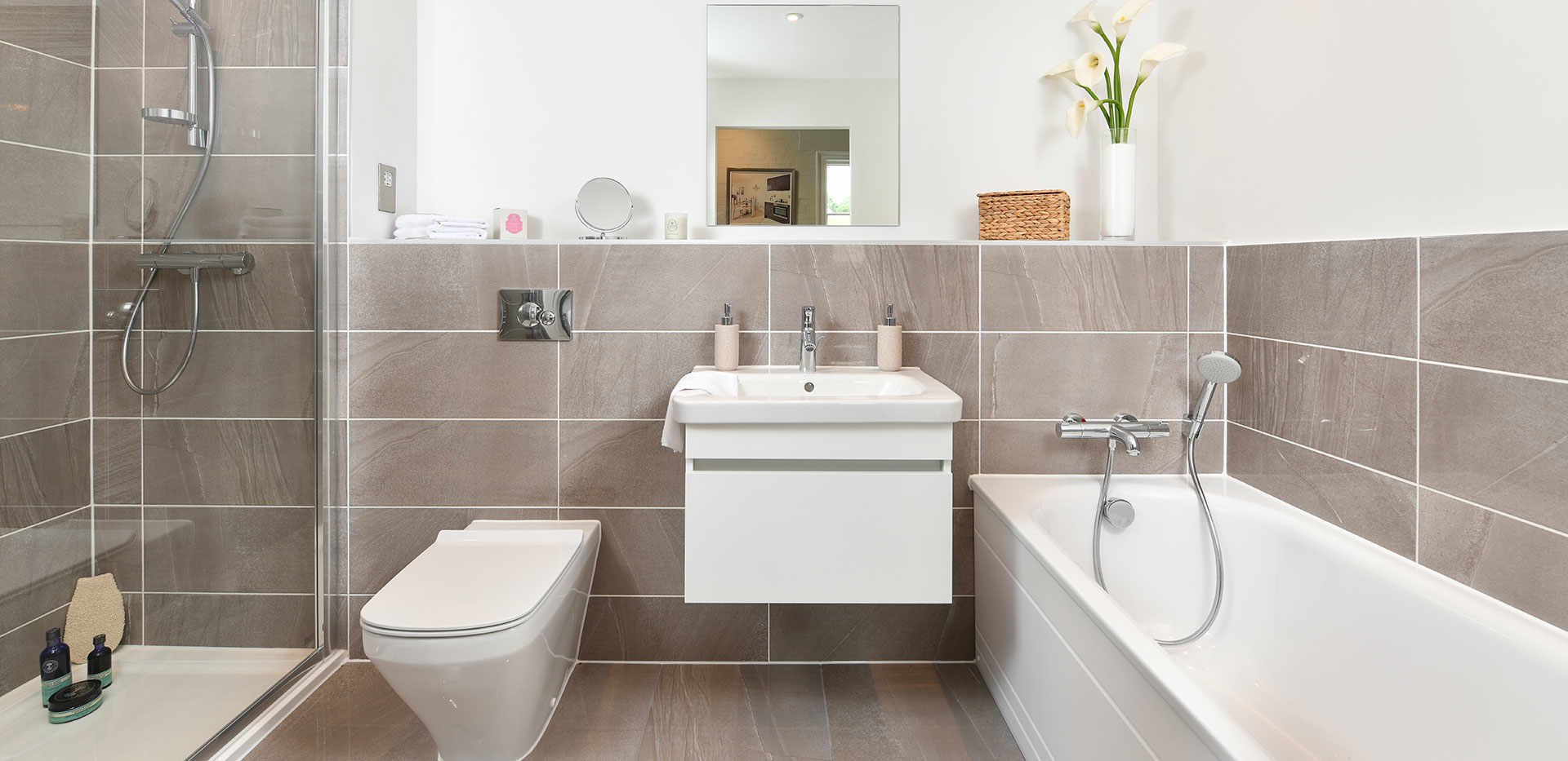 Berkeley, The Waterside at Royal Worcester, Showhome Interior, Bathroom