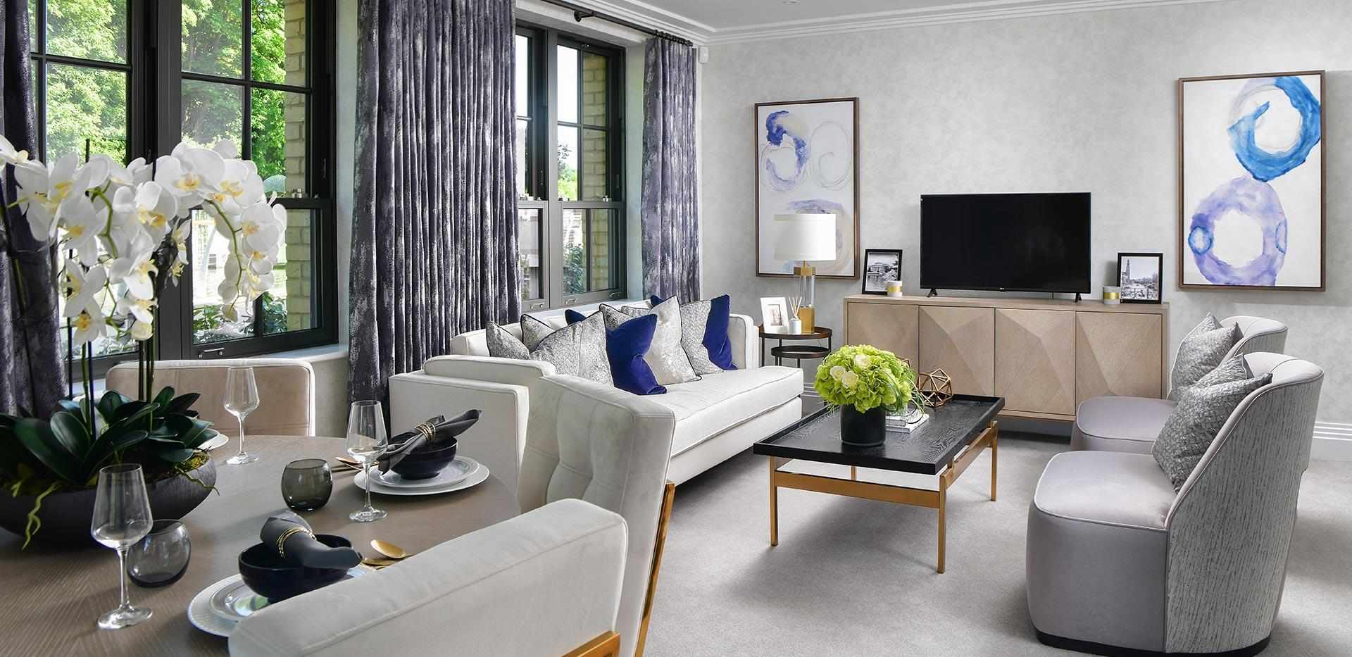 Berkeley, Taplow Riverside, Apartment Interior, Living Area