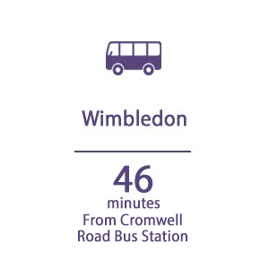 Berkeley, Queenshurst, Travel Timeline, Bus, Wimbledon