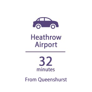 Berkeley, Queenshurst, Travel Timeline, Car, Heathrow