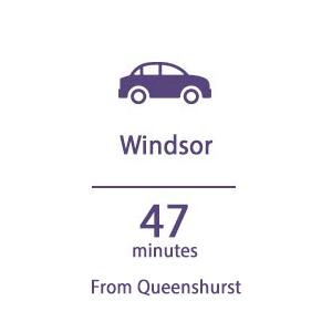 Berkeley, Queenshurst, Travel Timeline, Car, Windsor